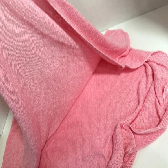 Agenda pink one shoulder poncho top size one size - Picture 3 of 4